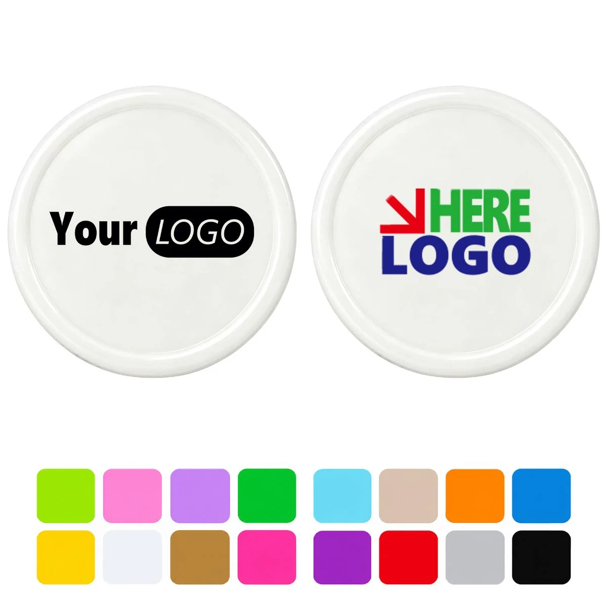 Full Color Custom Plastic Chip Token 1