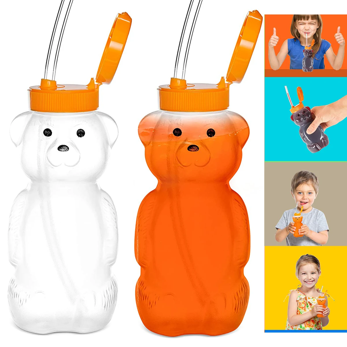 8 Oz Juice Bear Bottle Drinking Cup 1