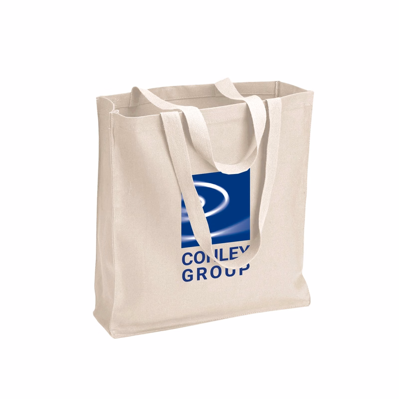 12 oz. Natural Heavy Cotton Gusset Shopping Bag R111NBT