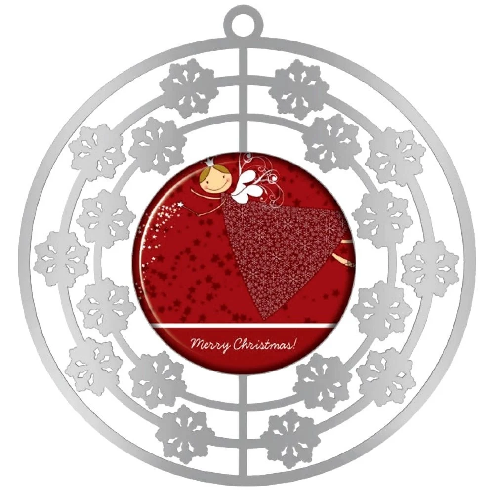 Spinner Holiday Ornament - 3D SNOW 1
