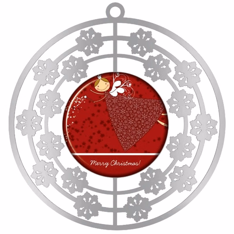 Spinner Holiday Ornament - 3D SNOW