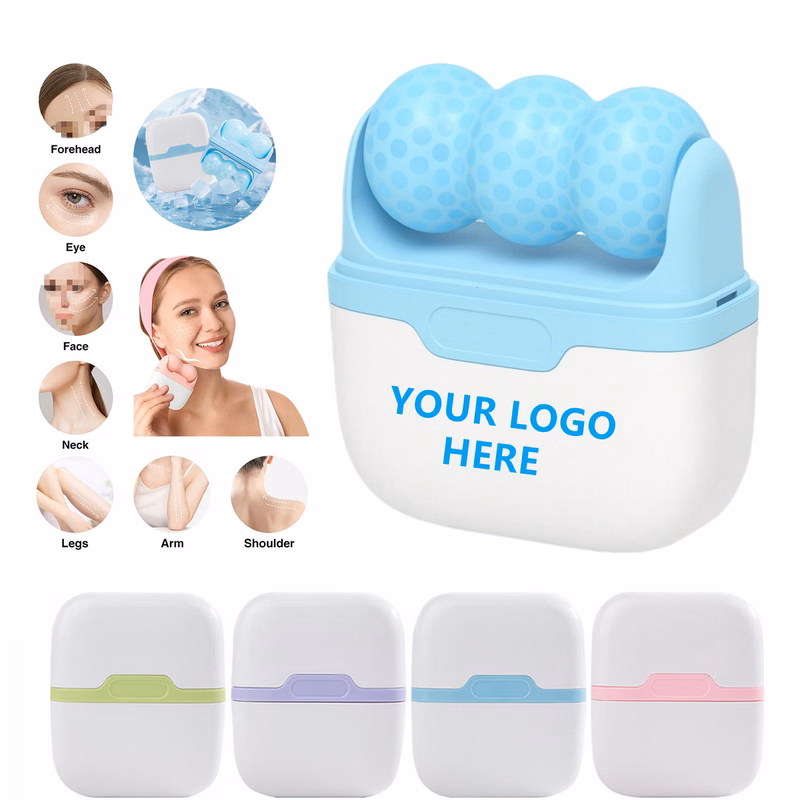 Dual-Head Cold Therapy Roller For Face And Body