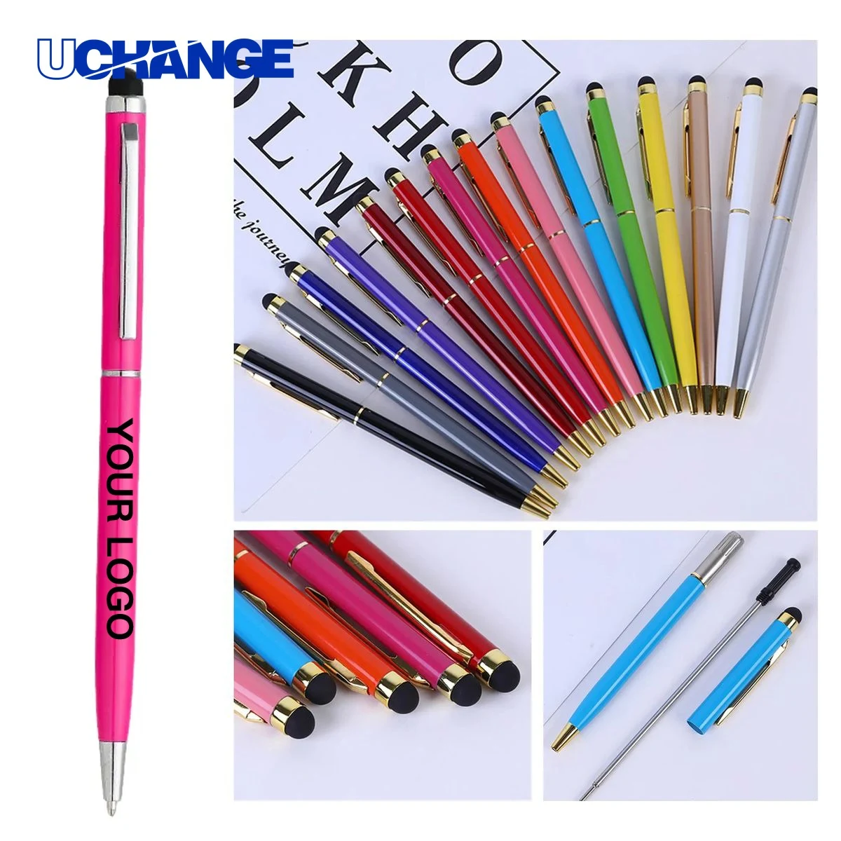 Brass Stylus Pen Tool Slim for Writing and Digital Use 1