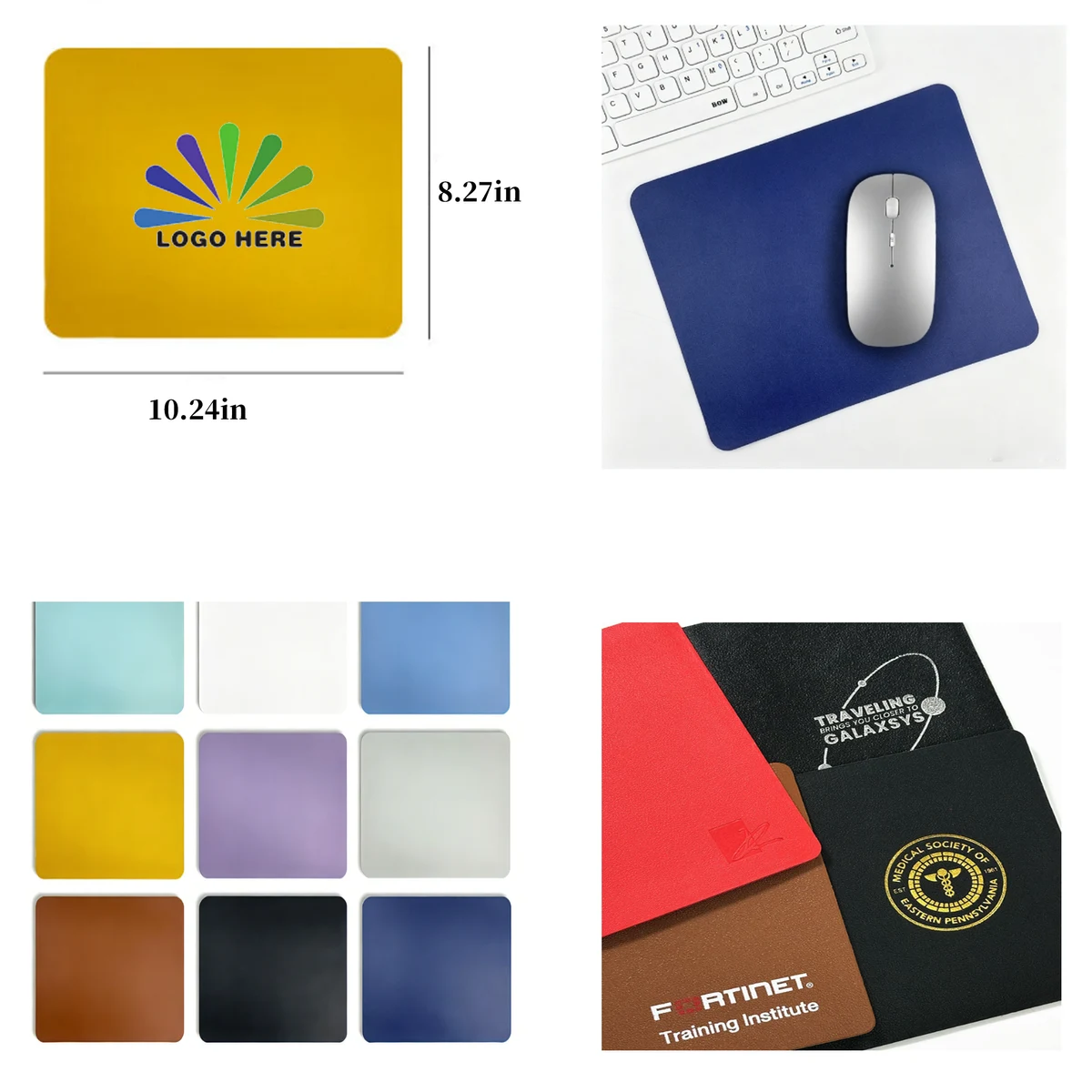 Waterproof PU Leather Mouse Mat 1