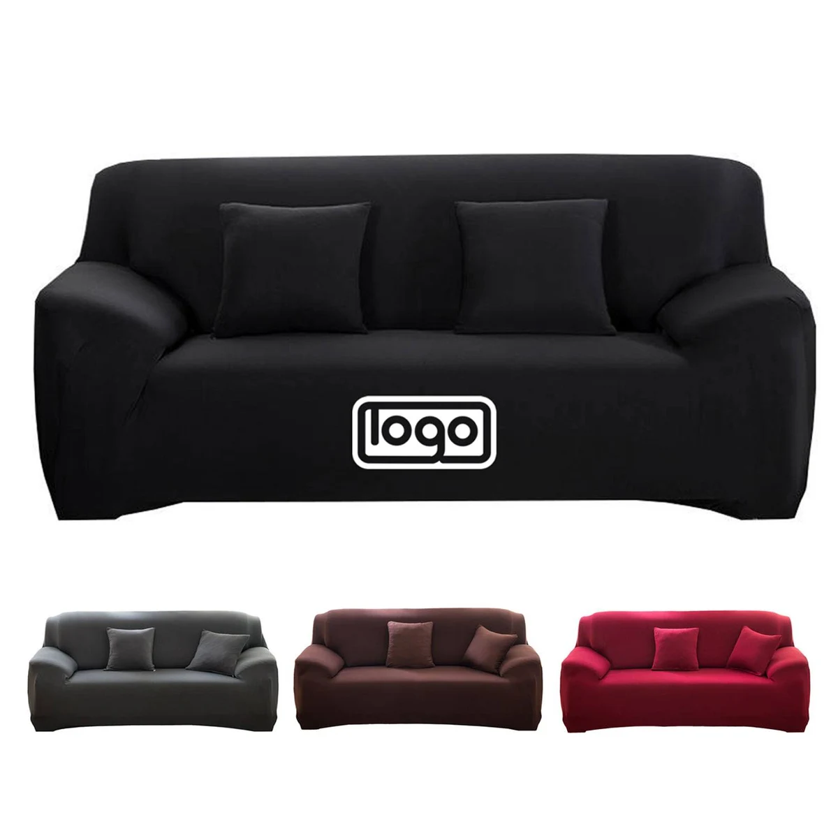 Polyester Stretch Sofa Cover 1