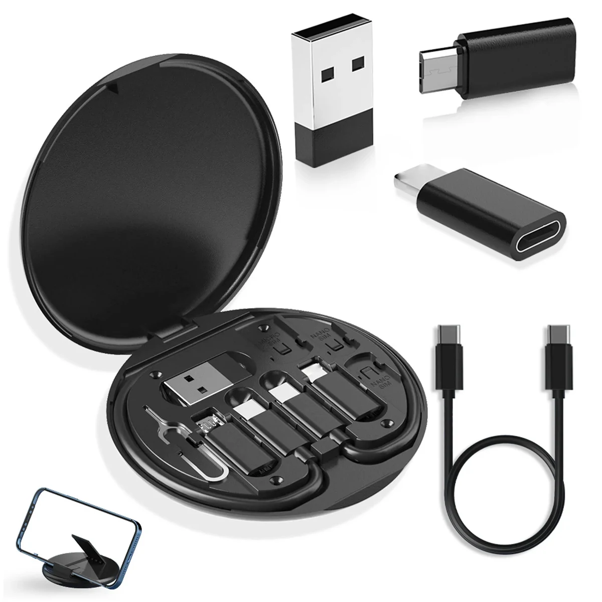 3 in 1 Fast Charging Data Cable Folding Set 1