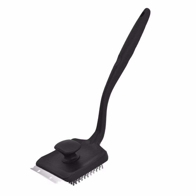 BBQ Grill Cleaning Brush w/ Scraper & Dual Assist Handle