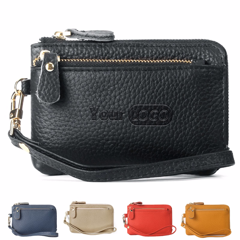 Genuine Leather Simple multi-card coin purse