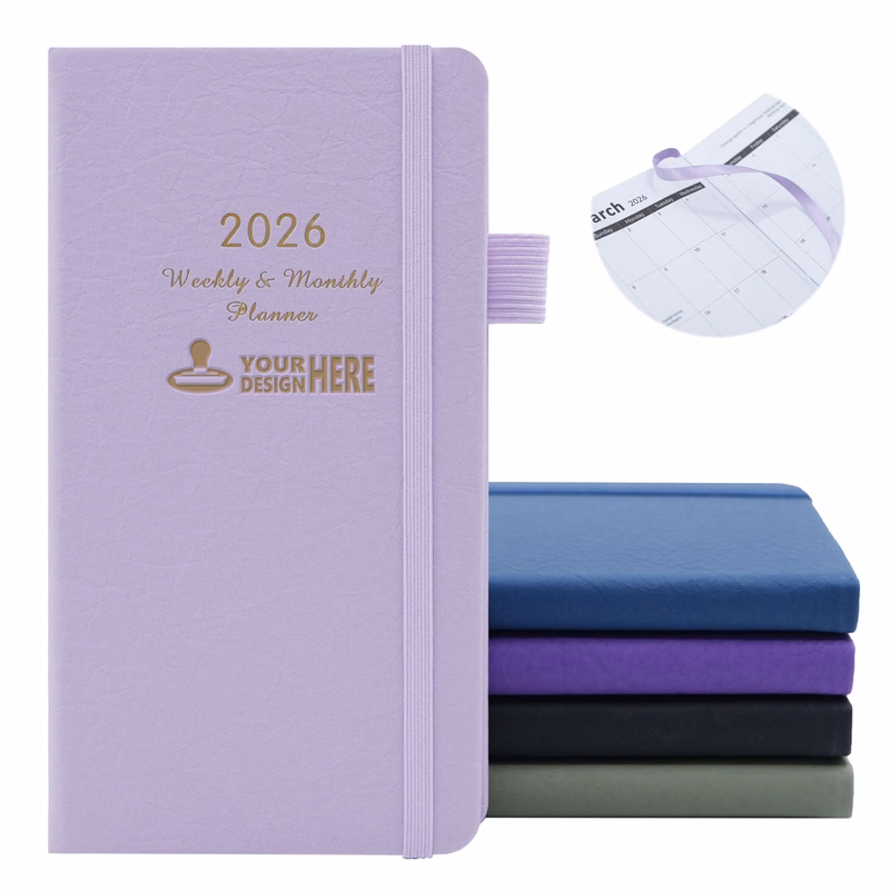 2026 Weekly And Monthly Hardcover Pocket Planner