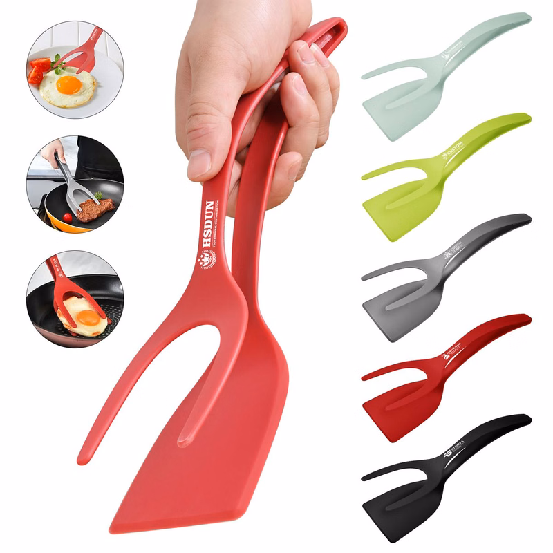 12" Nylon Steak Spatula Tongs