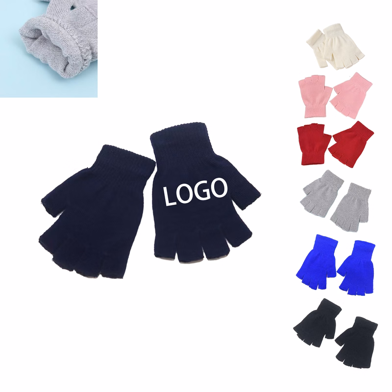 Unisex Thermal Half-Finger Warm Gloves
