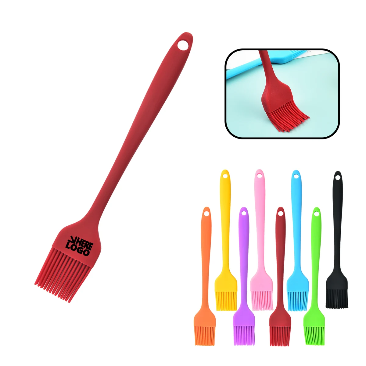 MOQ 30 PCS Food Grade Silicone Brush 1
