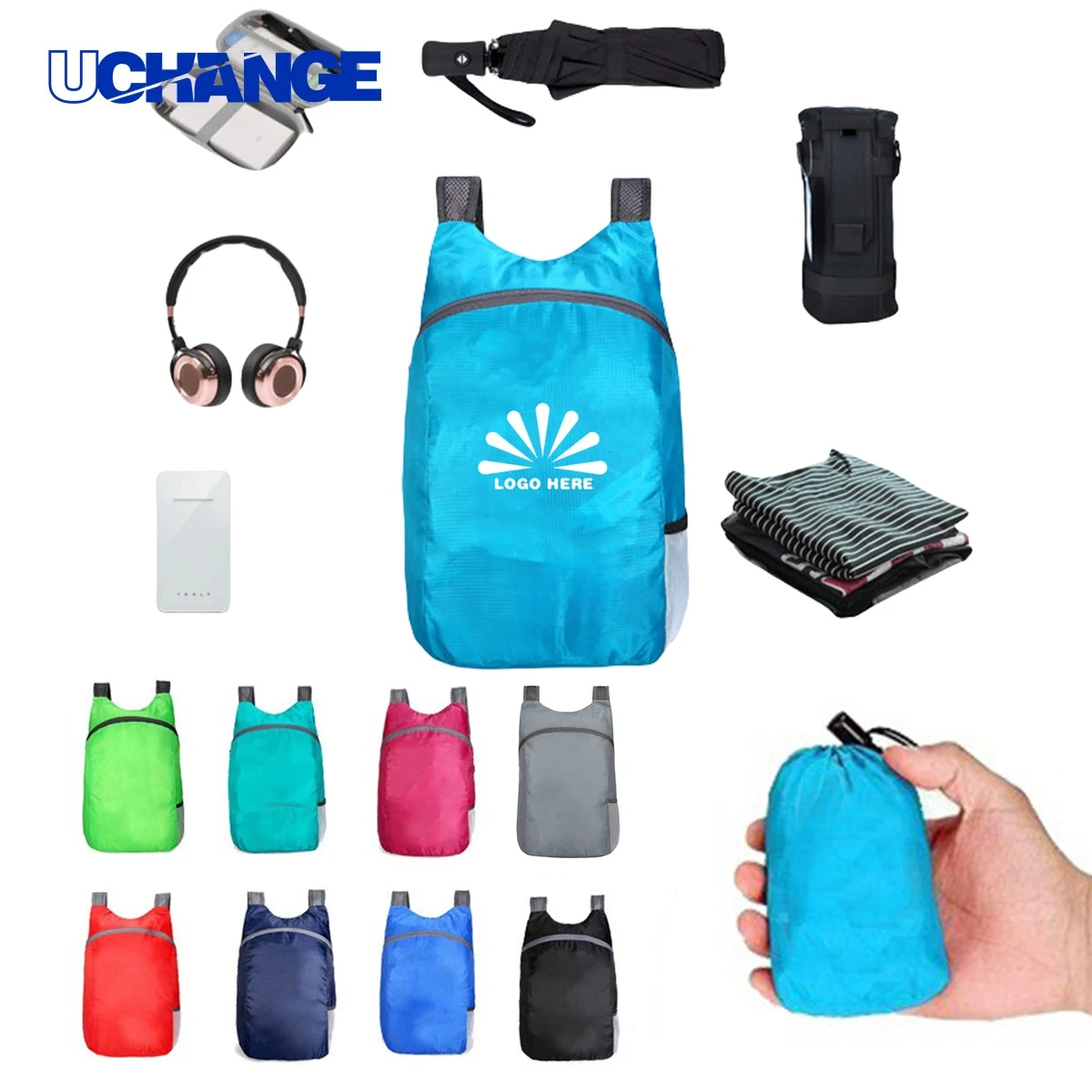 Foldable Packable Travel Backpack 1
