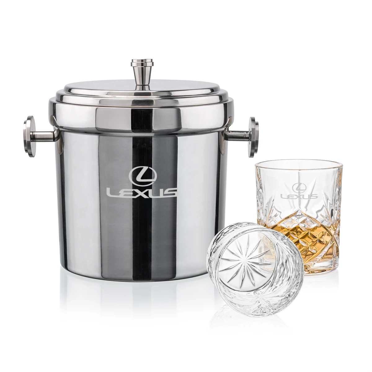 Milano Ice Bucket & Brinkley On-the-Rocks Set 1