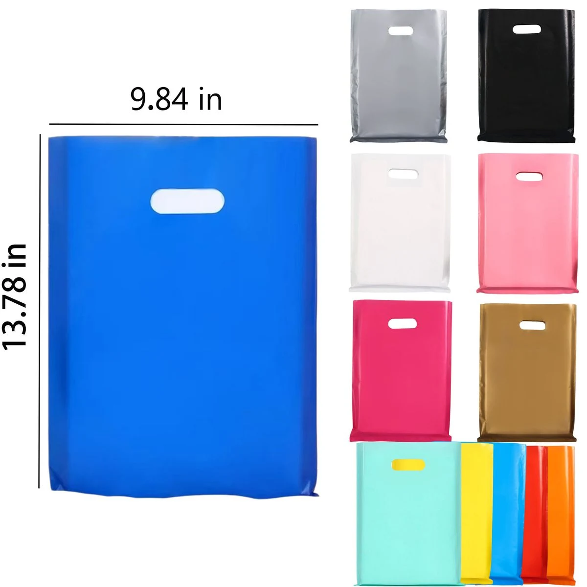 12 Micron PE Open Top Die Cut Tote Bag 1