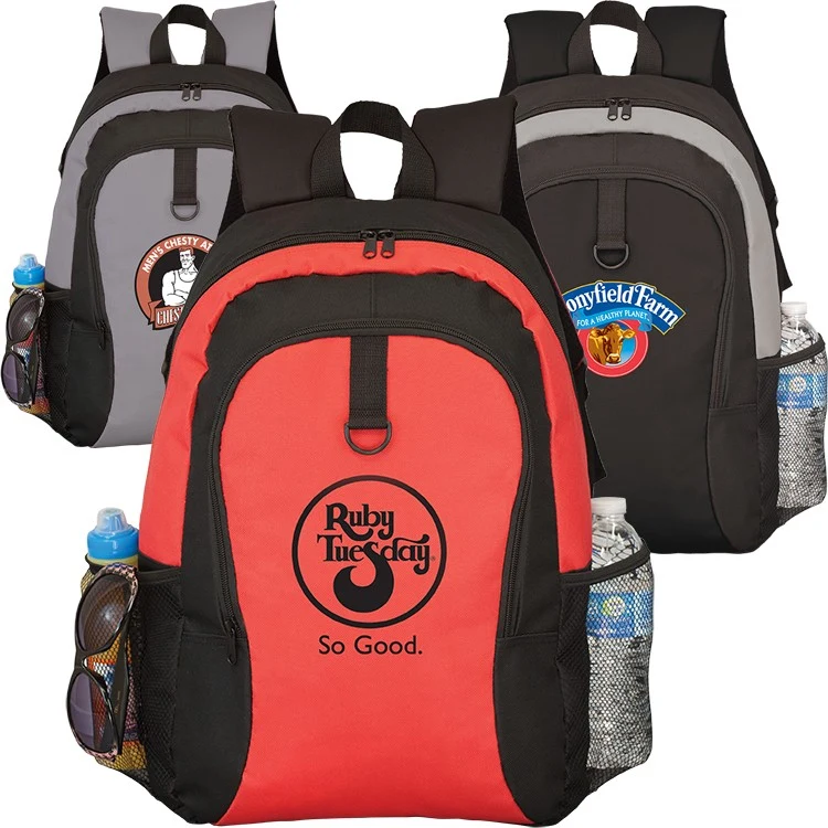 Brogue Backpack, custom backpack with logo imprint 1