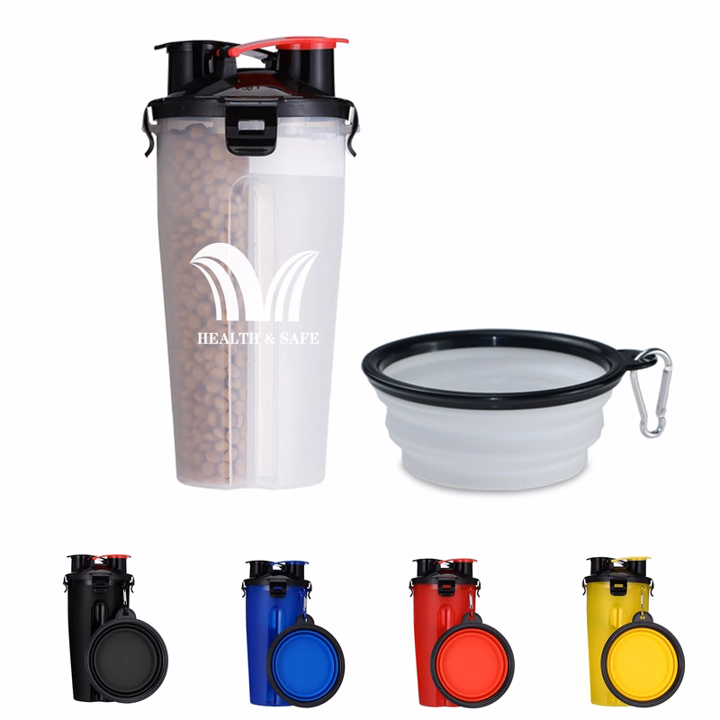 Portable Pet Food Container Water Bottle For Travelling