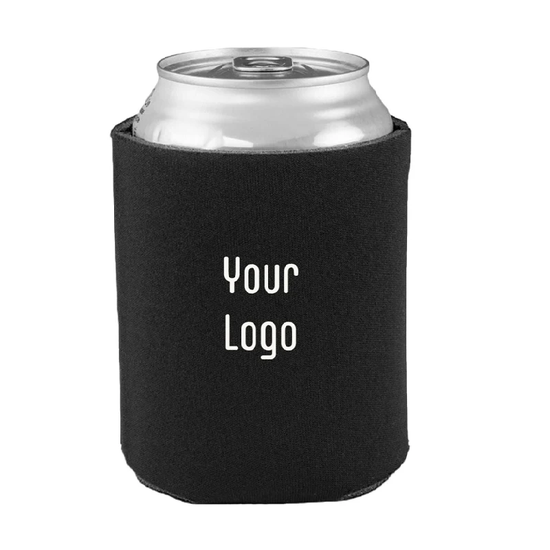 Collapsible Foam Can Cooler, custom koozie with logo imprint 1