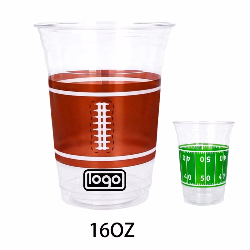 16oz Soccer Party Plastic Drinking Cup
