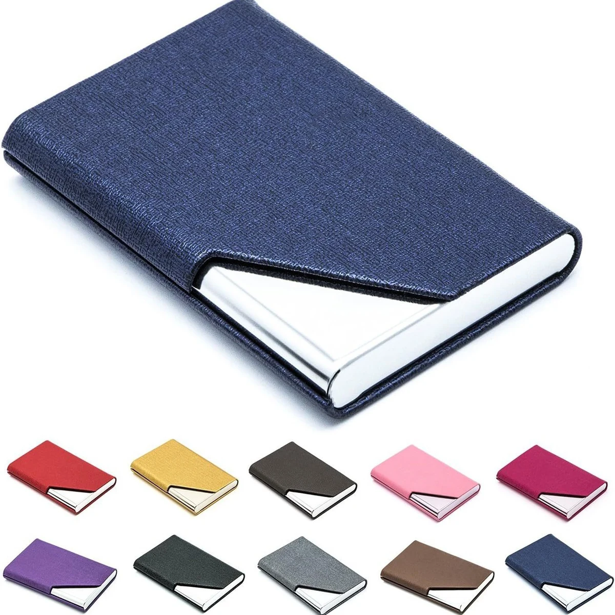 Magnetic Leather Business Card Holder 1