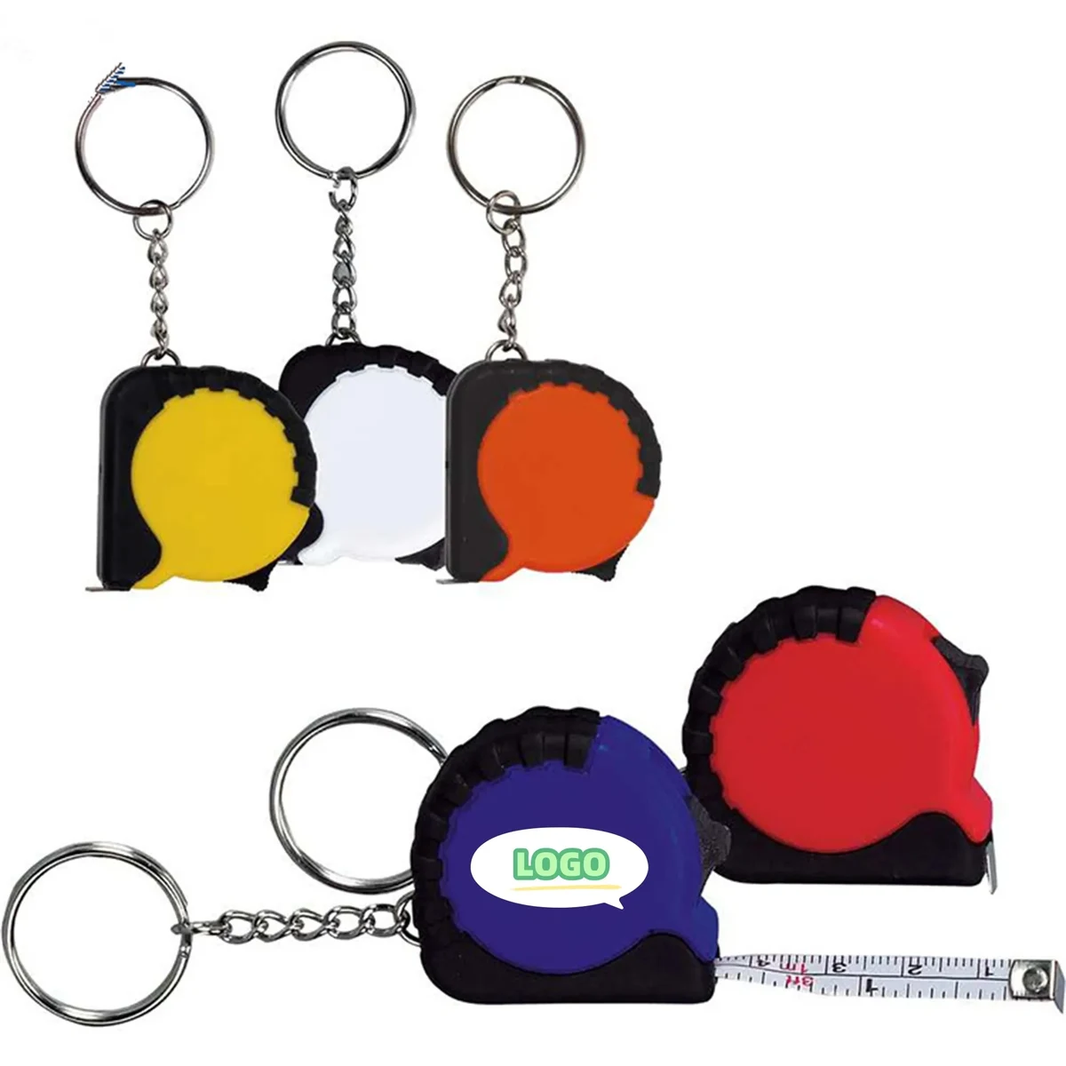 Full Color Mini Portable Tape Measure Key Chain 1