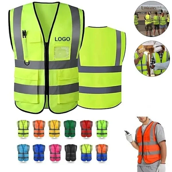 Class 2 Safety Vest With Extra Pockets 1
