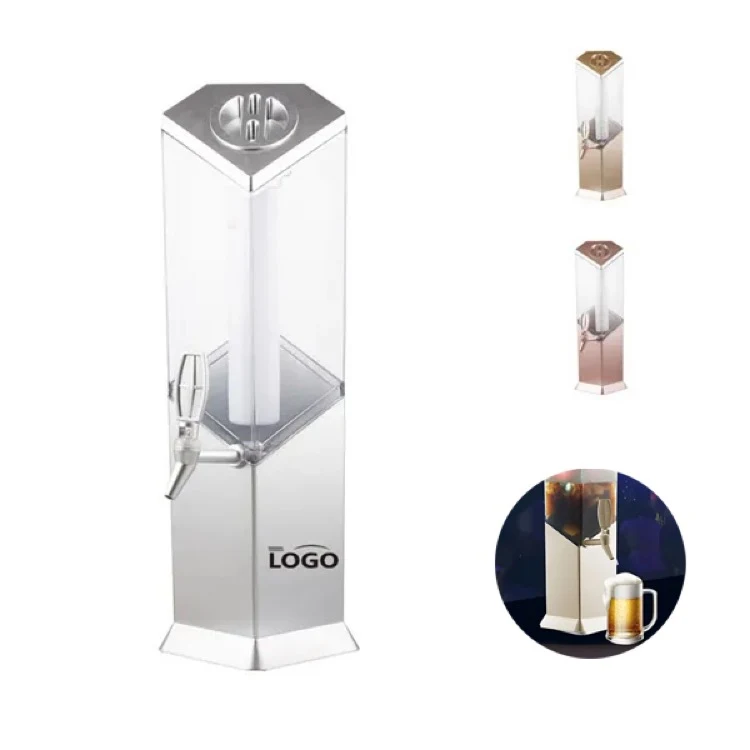 Illuminated Draft Beer Tower 1