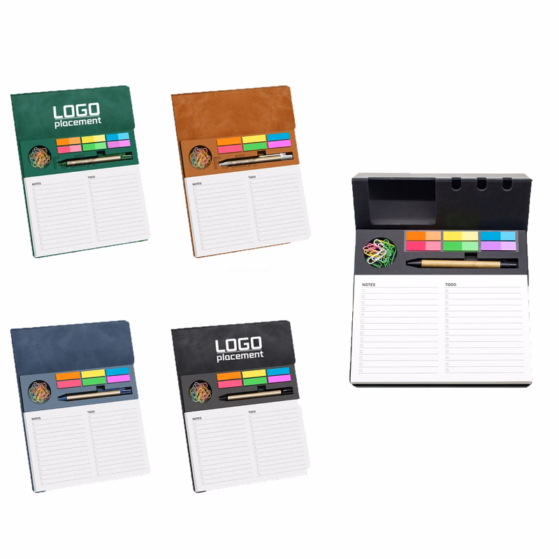 Customized PU combination memo pad