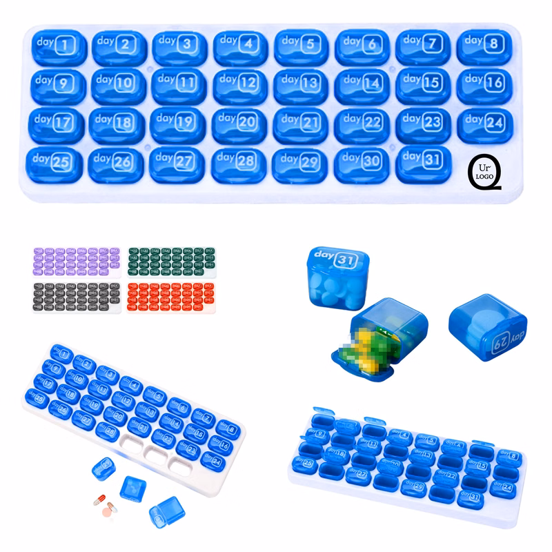 31-Compartment Keyboard Type Medicine Box