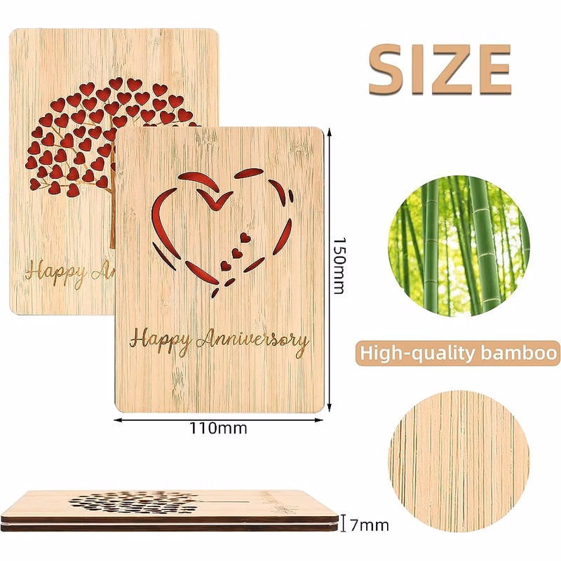 Bamboo Holiday Greeting Cards