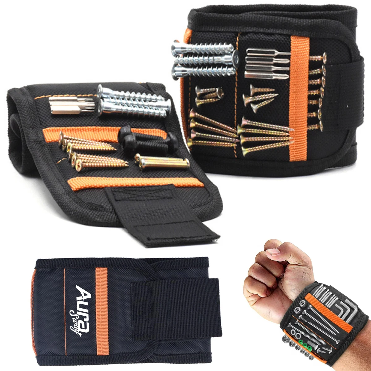 Magnetic Wristband Tool Holder for DIY Projects 1