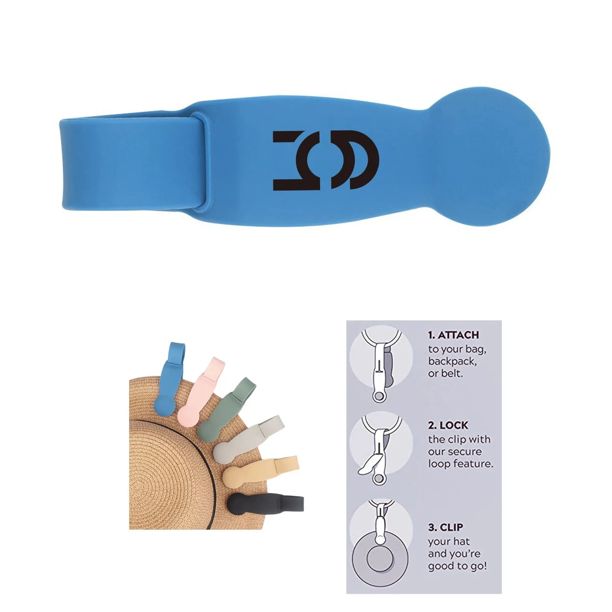 Silicone Magnetic Hat Clip 1