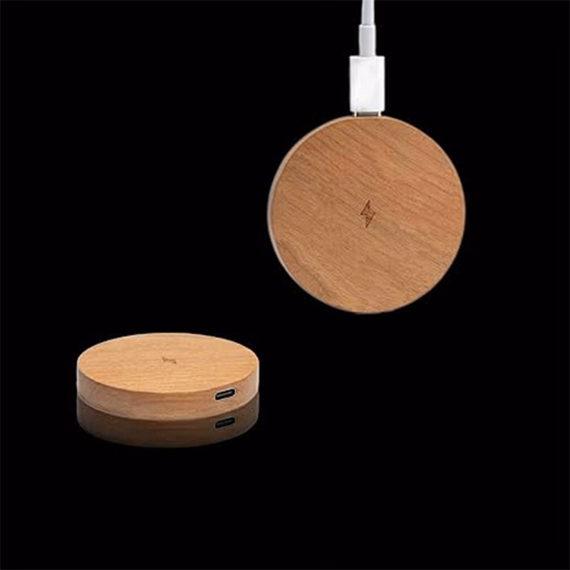 Round Cork Straw Wireless Charger