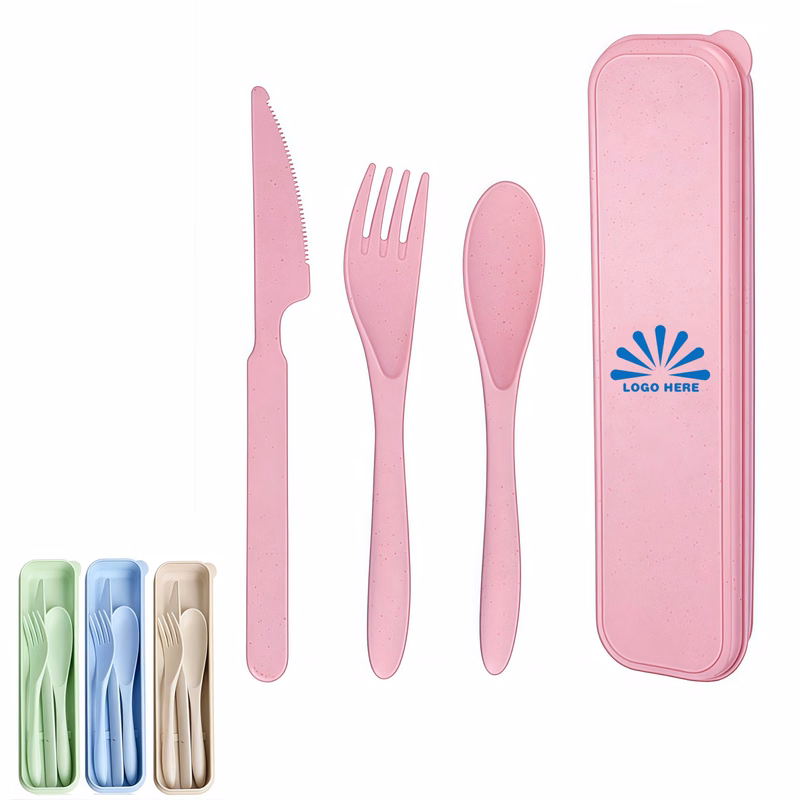 3 PCS Cutlery Portable Reusable Flatware Set