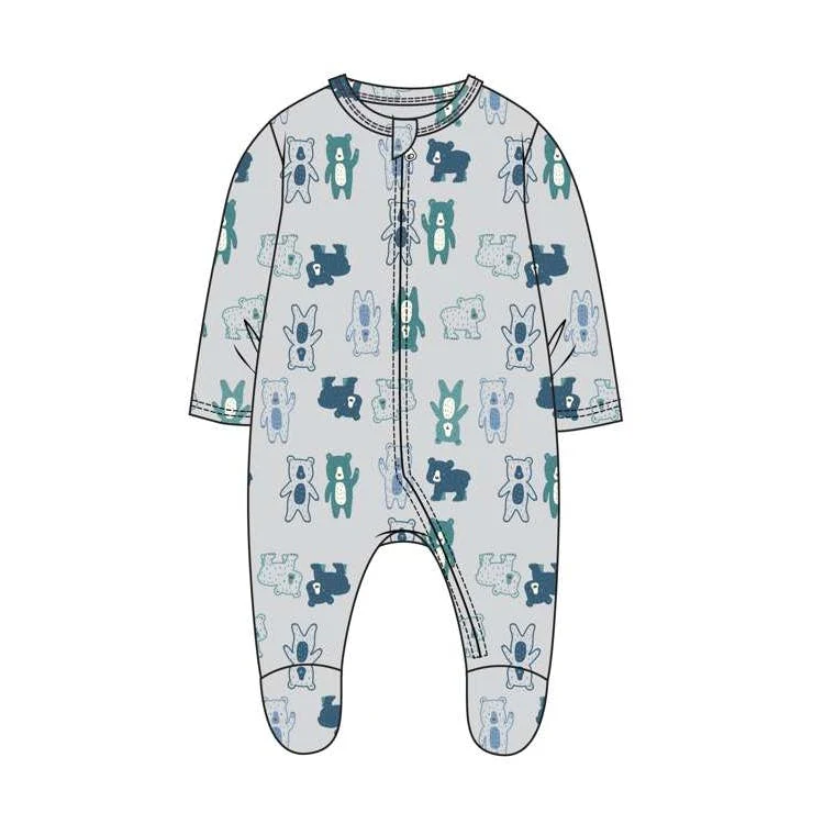 Boys Hacci Snap Rompers Size 0-9 Months 1