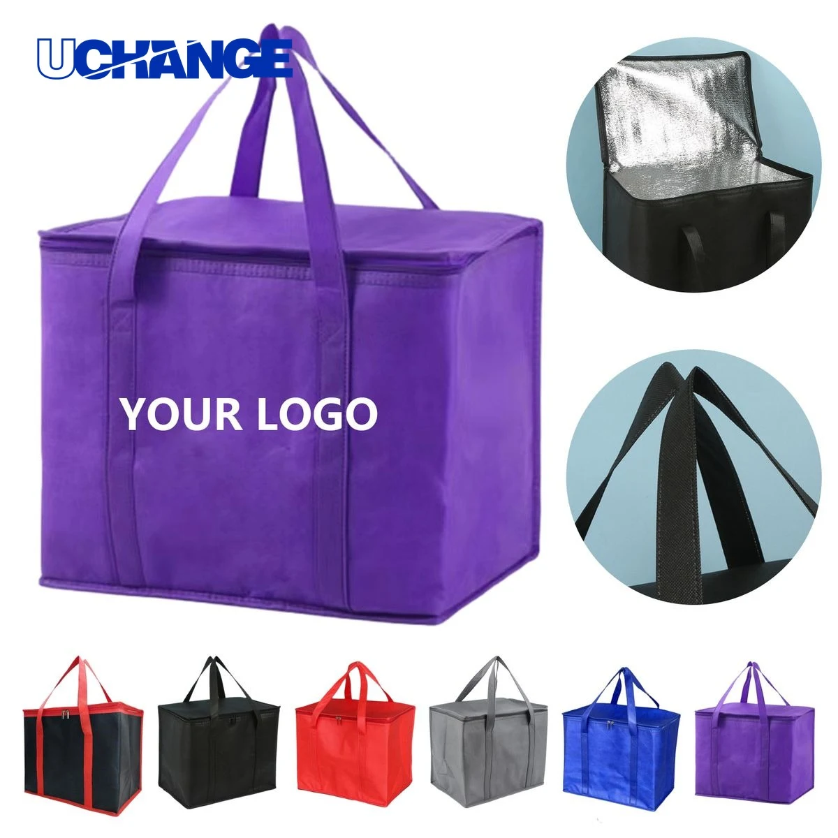 Non Woven Stand Up Shopping Tote Bag Carrier 1