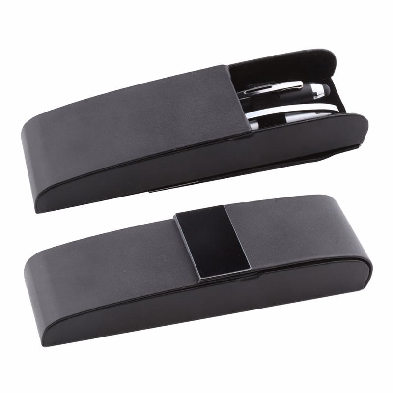 Double Leatherette Case w/Magnetic Flap