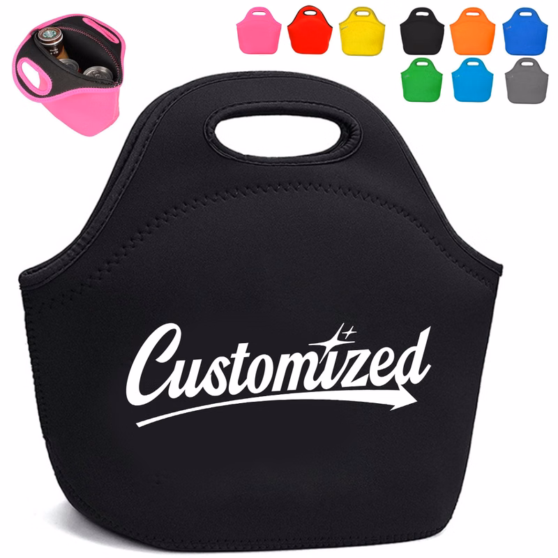 Neoprene Lunch Tote Bag with Handle