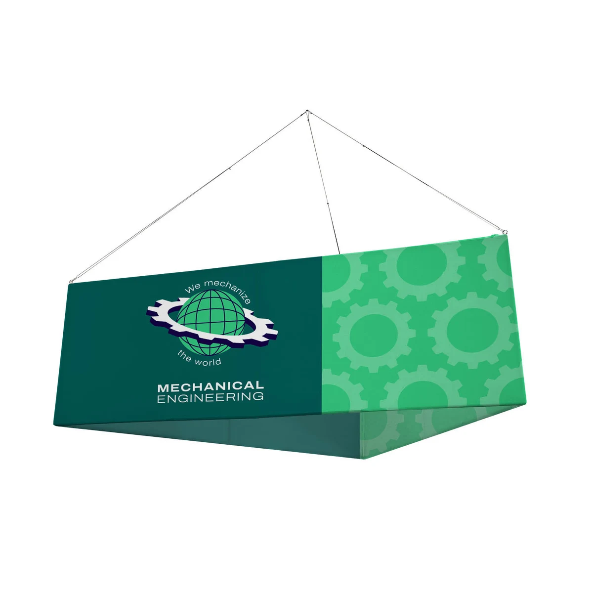10ft Triangle Hanging Banner Kit 1