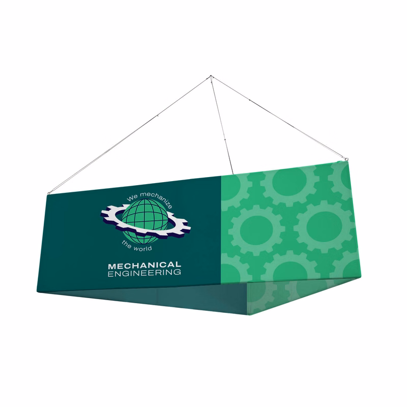 10ft Triangle Hanging Banner - FABRIC ONLY