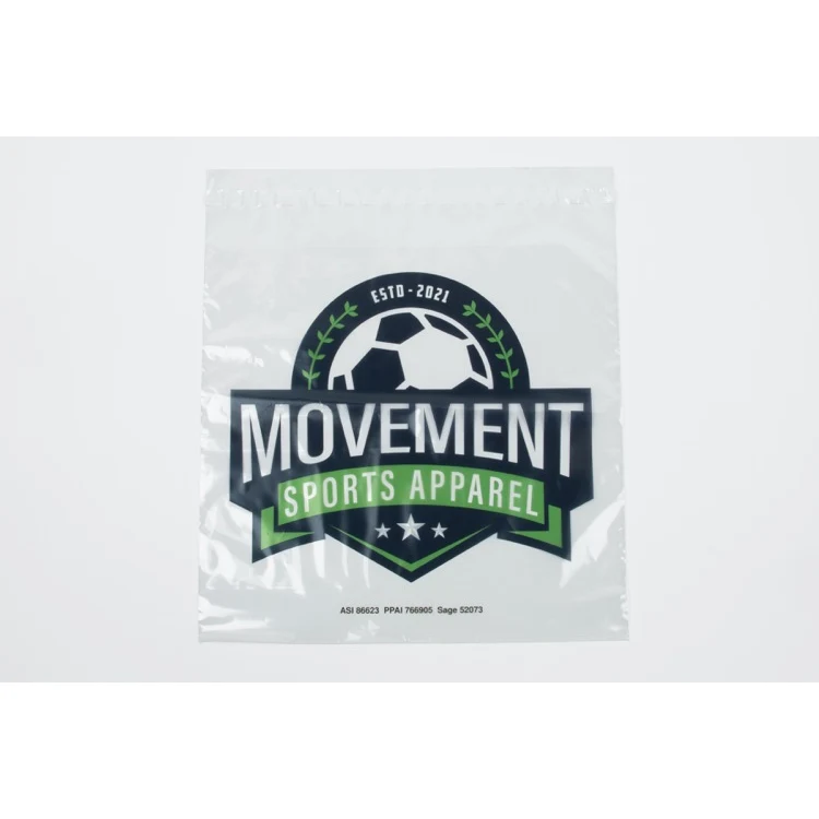 Clear Peel & Seal 1-Sided Plastic Bag (14.25" x 13.5") 1