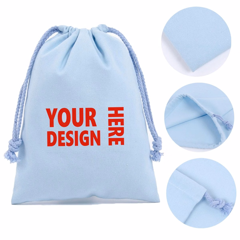 Portable Drawstring Cotton Bag