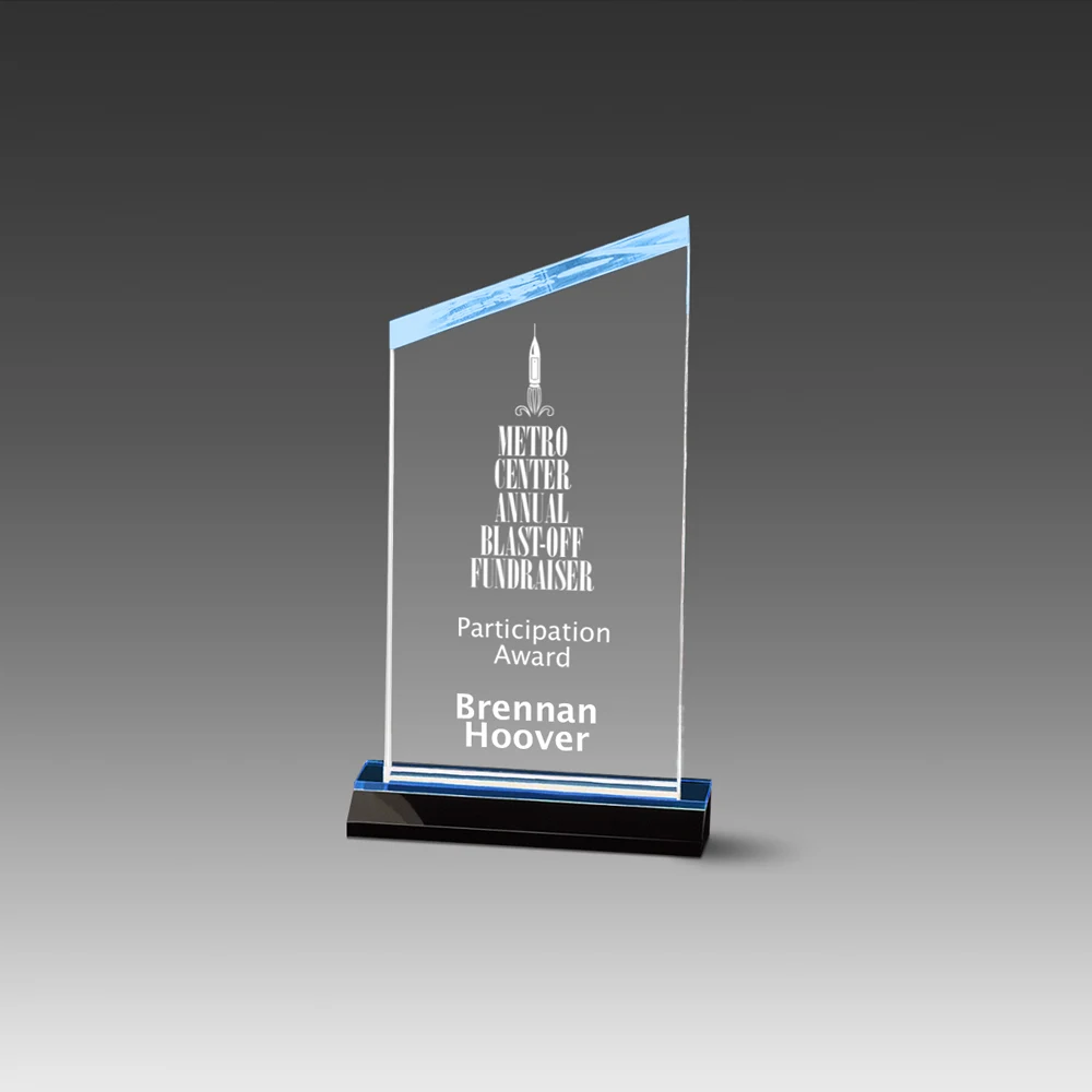 6" x 11" Reflections Beveled Peak Award 1
