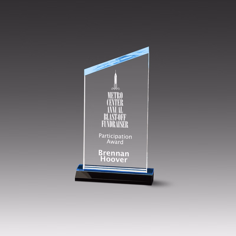 6" x 11" Reflections Beveled Peak Award