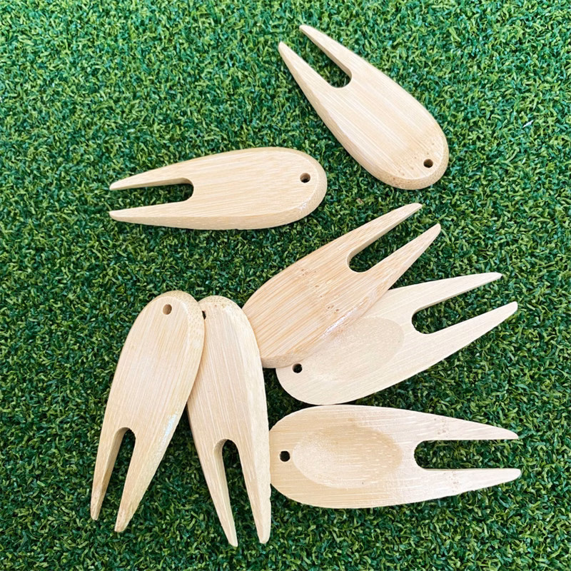 Bamboo Divot Golf Tool