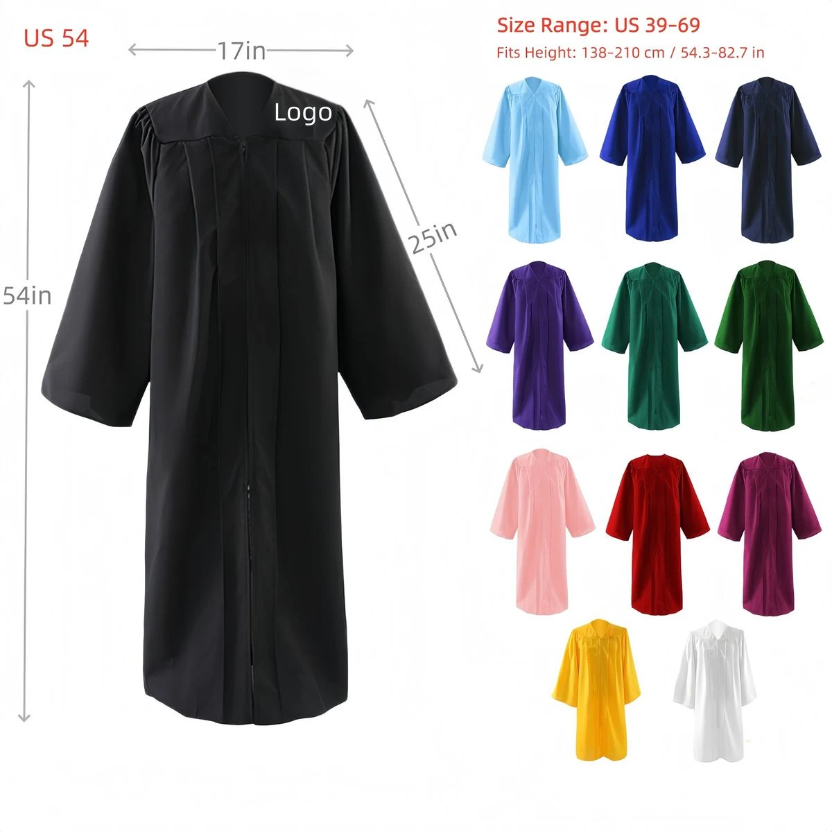 Custom Graduation Gown for Youth and Adults 1