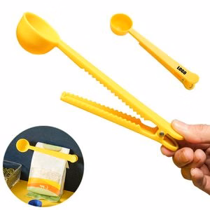 Scoop Spoon With Seal Clip For Measuring And Fresh Sealing