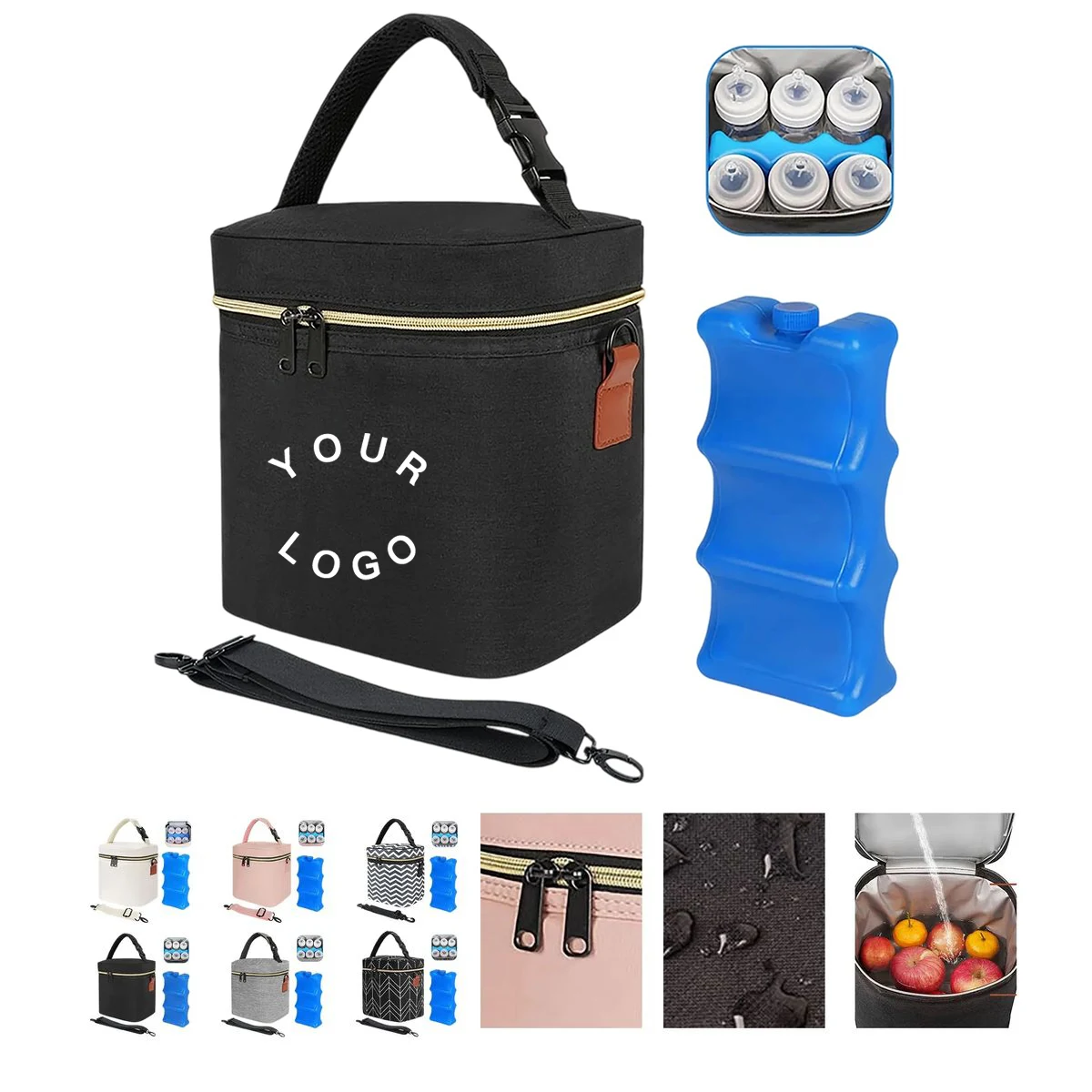 Insulated Bottle Storage Tote 1