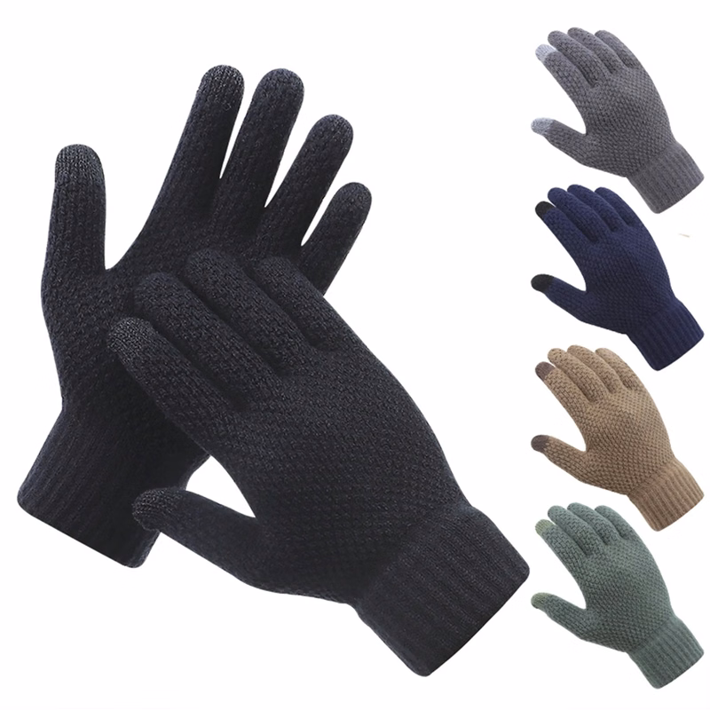 Custom Cold Resistance Adult Gloves W/ 2 Finger Touch