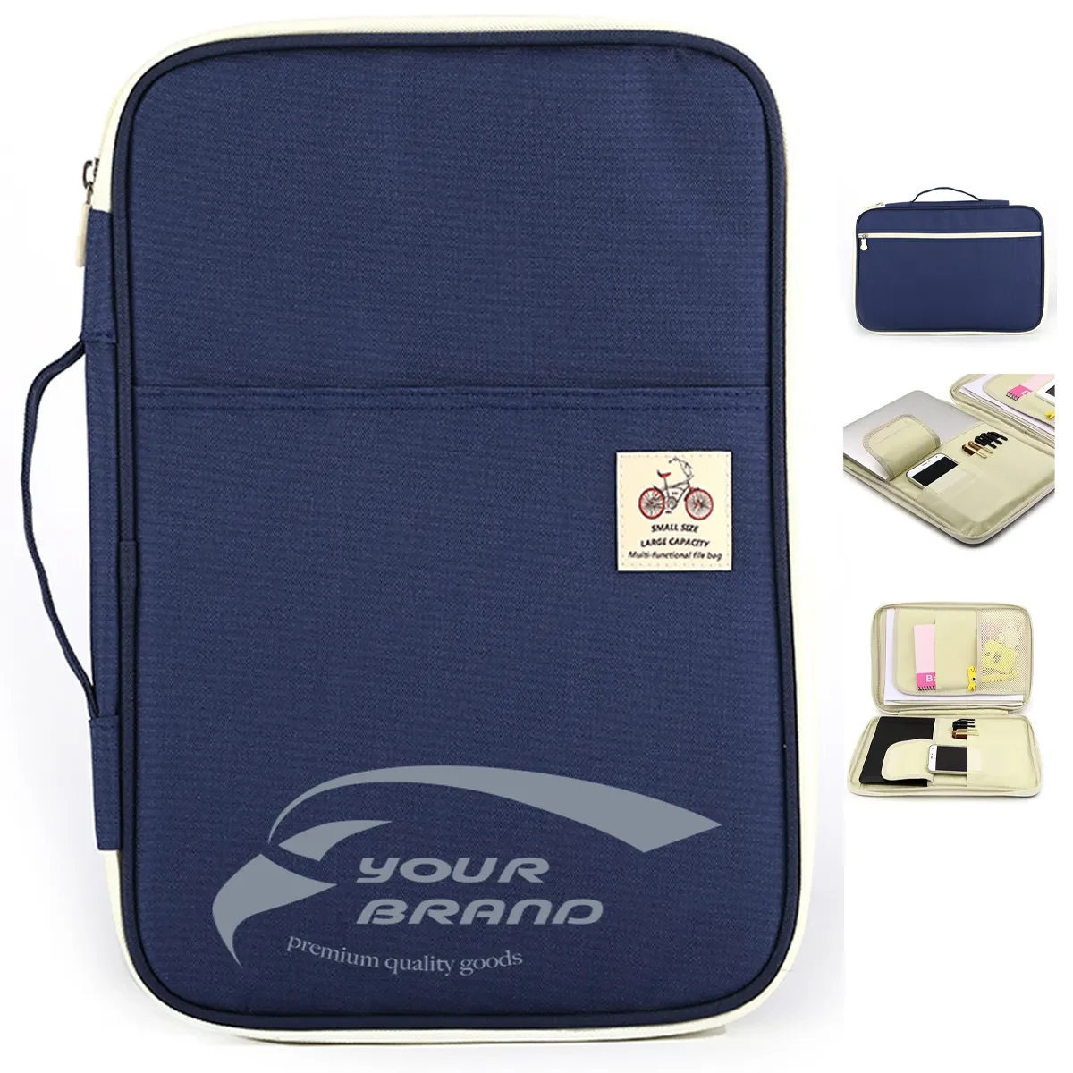 Business Portfolio Organizer File Holder Storage Briefcase 1